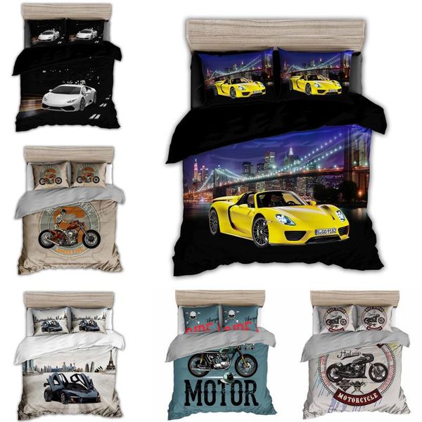 yellow super car 3d printed bedding sets 3pcs duvet cover pillowcase fitted sheet child room bedding set home textile
yellow super car 3d printed bedding sets 3pcs duvet cover pillowcase fitted sheet child room bedding set home textile