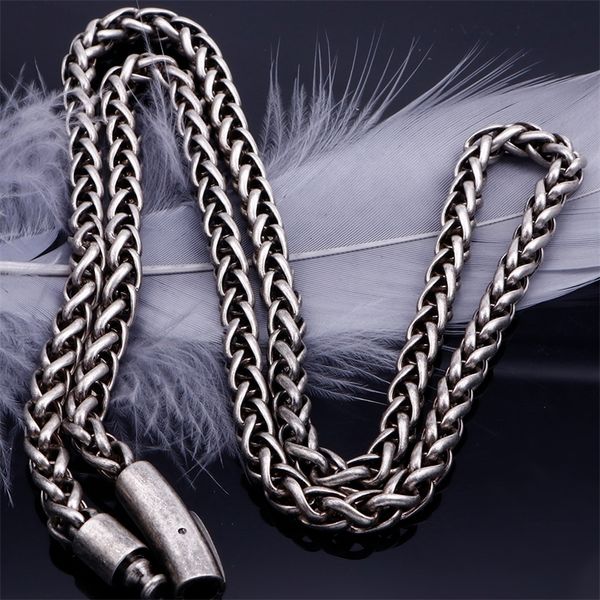 vintage 4/5mm thick stainless steel chains necklaces 65cm 25.6" long metal link chain necklace for men male jewelry accessories 201014, Silver
vintage 4/5mm thick stainless steel chains necklaces 65cm 25.6" long metal link chain necklace for men male jewelry accessories 201014, Silver