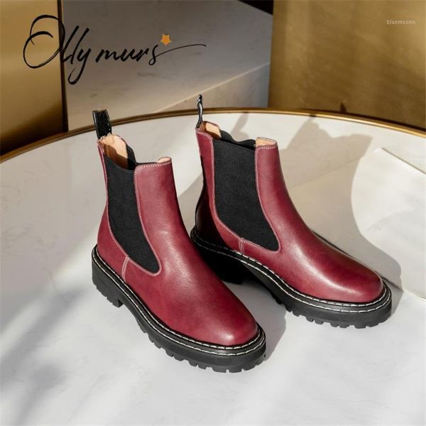 ollymurs new black genuine leather women ankle boots round toe slip on thick mid heel women autumn winter boots shoes woman1
ollymurs new black genuine leather women ankle boots round toe slip on thick mid heel women autumn winter boots shoes woman1