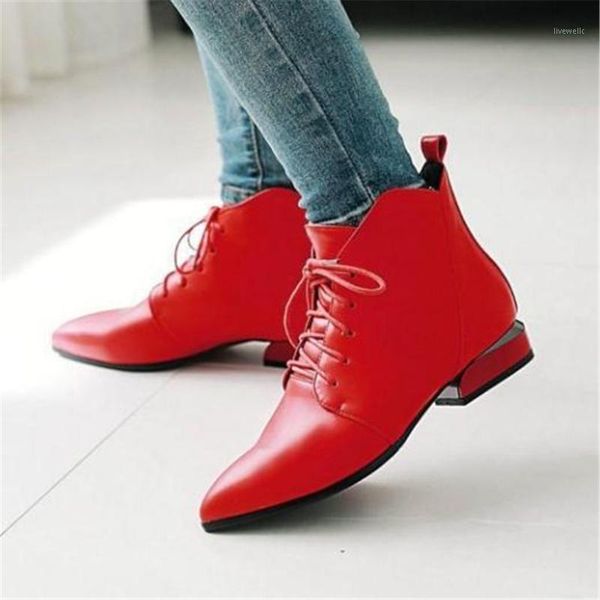 boots low-heeled female 2021 autumn winter pointed lace-up women's wedding shoes thick with british short1, Black
boots low-heeled female 2021 autumn winter pointed lace-up women's wedding shoes thick with british short1, Black