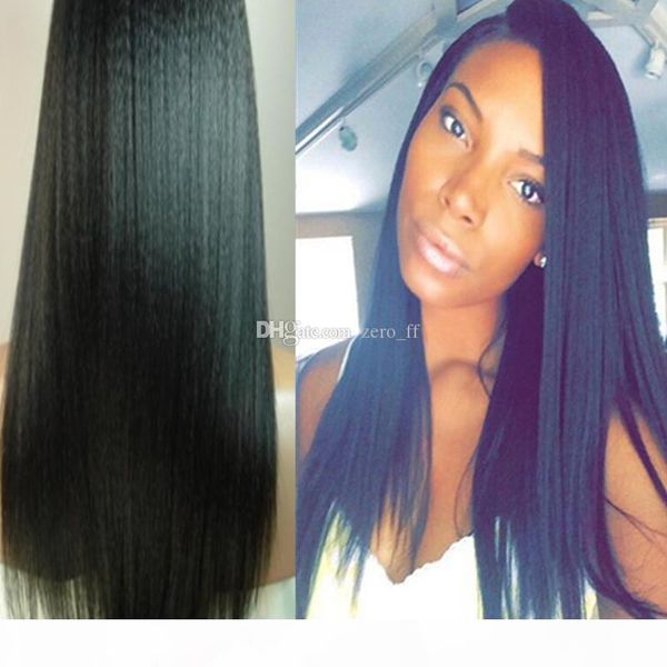 lace front yaki straight human hair wigs-glueless 130% density brazilian virgin remy wigs with baby hair for black women natural color, Black;brown
lace front yaki straight human hair wigs-glueless 130% density brazilian virgin remy wigs with baby hair for black women natural color, Black;brown