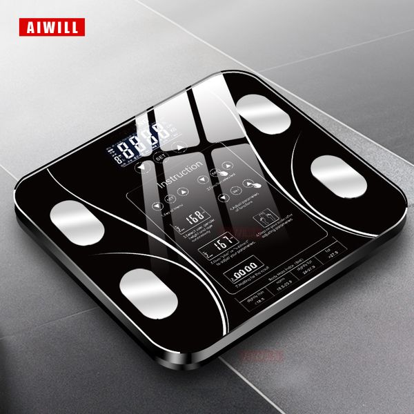 aiwill bathroom scales led screen grease electronic weight body composition analysis health scale smart home q1201
aiwill bathroom scales led screen grease electronic weight body composition analysis health scale smart home q1201