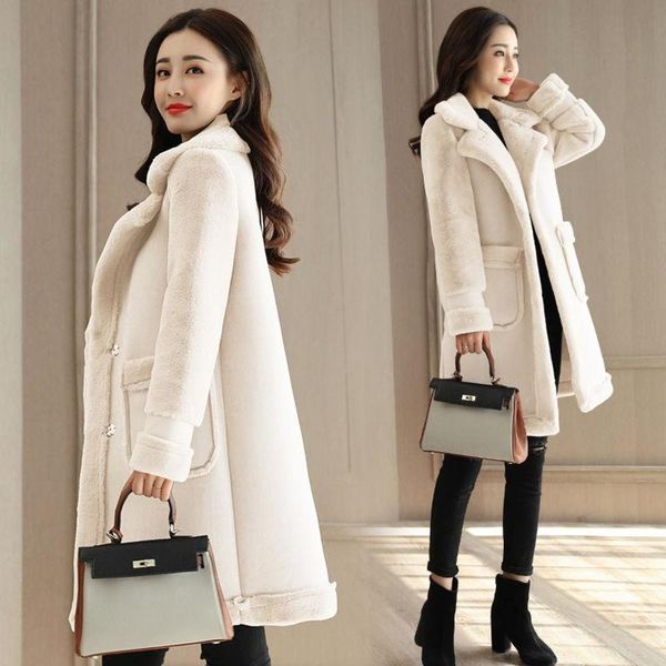 2020 women's plush thick fur collar coat autumn and winter new deerskin plus size cotton to keep warm jacket clothing parka for women d, Black
2020 women's plush thick fur collar coat autumn and winter new deerskin plus size cotton to keep warm jacket clothing parka for women d, Black