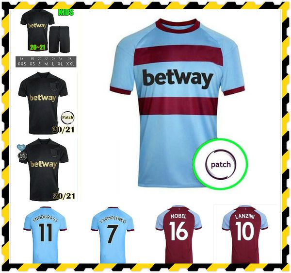 men kids 20 21 ham home soccer jerseys 2020 2021 black third lanzini antonio bowen 125th anniversary football shirts soucek haller, Black;yellow
men kids 20 21 ham home soccer jerseys 2020 2021 black third lanzini antonio bowen 125th anniversary football shirts soucek haller, Black;yellow