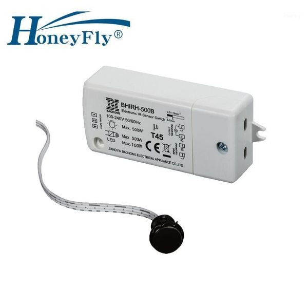 honeyfly ir sensor switch 500w 100-240v (max.100w for leds) infrared light switch motion sensor intelligent auto on/off 5-10cm1
honeyfly ir sensor switch 500w 100-240v (max.100w for leds) infrared light switch motion sensor intelligent auto on/off 5-10cm1