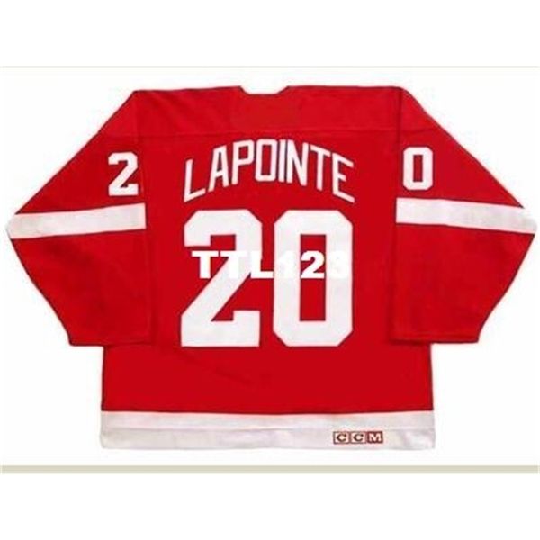 121 #20 martin lapointe detroit red wings 1999 ccm vintage hockey jersey or custom any name or number retro jersey, Black
121 #20 martin lapointe detroit red wings 1999 ccm vintage hockey jersey or custom any name or number retro jersey, Black