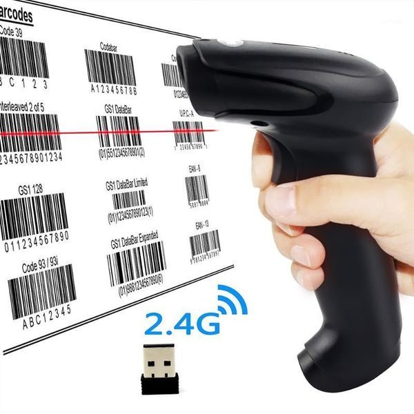 scanners 1d laser handheld 2.4g wireless usb barcode scanner connections with 16mb storage memory1 
scanners 1d laser handheld 2.4g wireless usb barcode scanner connections with 16mb storage memory1
