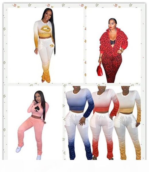 womens 2pcs stacked pants tracksuits spring summer tie dye sell women designer sets sport fitness running clothing, Gray
womens 2pcs stacked pants tracksuits spring summer tie dye sell women designer sets sport fitness running clothing, Gray