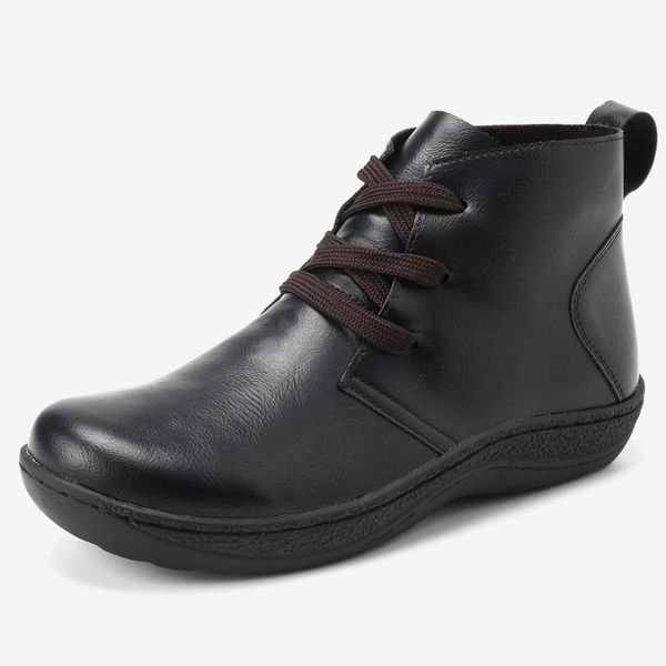 women winter snow boots flat shoes ankle pure color woman short vintage low heel boots women zapatos de mujer botas de mujer, Black
women winter snow boots flat shoes ankle pure color woman short vintage low heel boots women zapatos de mujer botas de mujer, Black