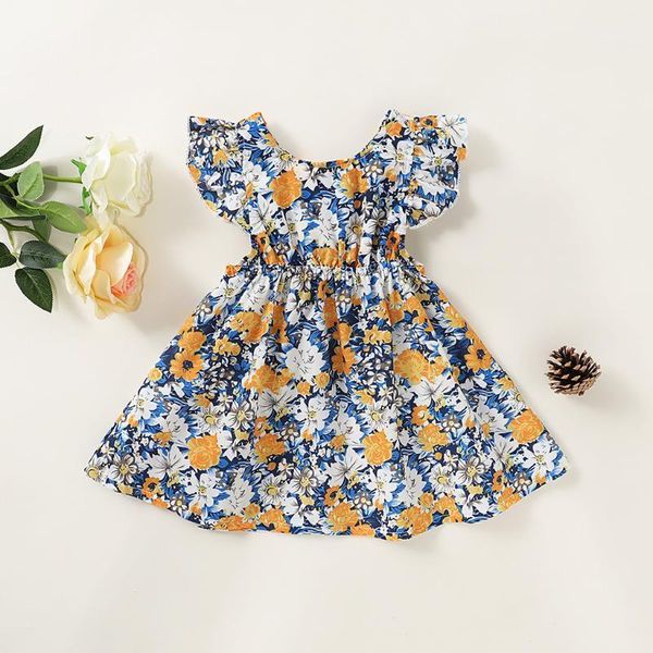 girl's dresses (6m-4t) children flying sleeve flower print floral backless skirt dress beautiful summer fashion s41, Red;yellow
girl's dresses (6m-4t) children flying sleeve flower print floral backless skirt dress beautiful summer fashion s41, Red;yellow