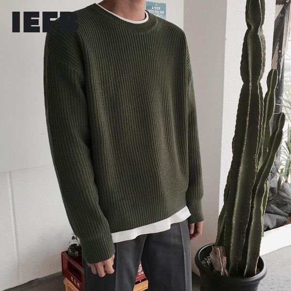 iefb men's wear autumn winter warm sweater loose trend korean style solid color all-match kintted for male o-neck 9y32531, White;black
iefb men's wear autumn winter warm sweater loose trend korean style solid color all-match kintted for male o-neck 9y32531, White;black