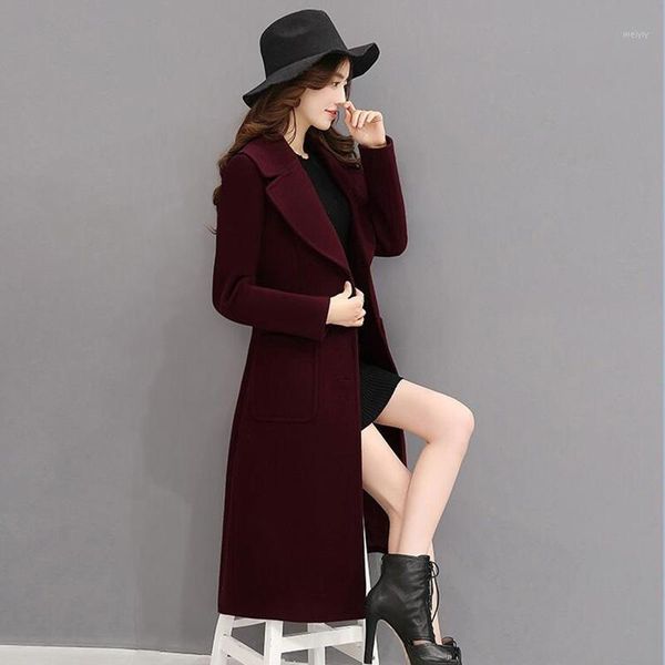 2020 new autumn winter clothing women woolen coat thicken warm solid long windbreaker female casual wool coats jackets 4221, Black
2020 new autumn winter clothing women woolen coat thicken warm solid long windbreaker female casual wool coats jackets 4221, Black