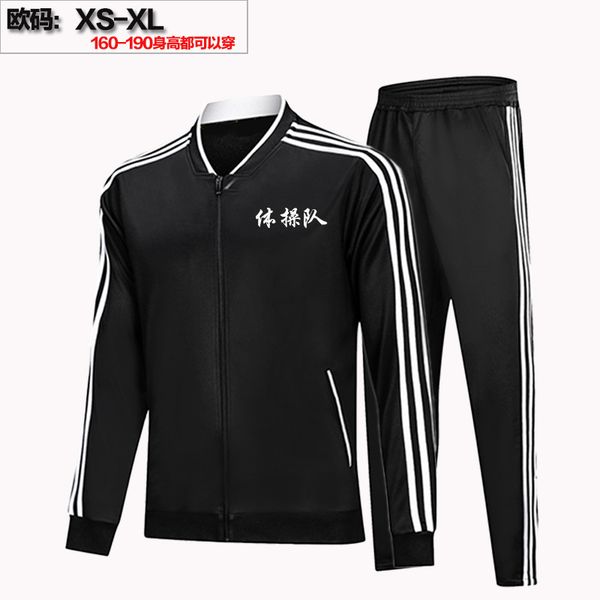 sports suit men's new winter comfortable stripe leisure running training fitness sportswear group purchase lettering, Gray
sports suit men's new winter comfortable stripe leisure running training fitness sportswear group purchase lettering, Gray