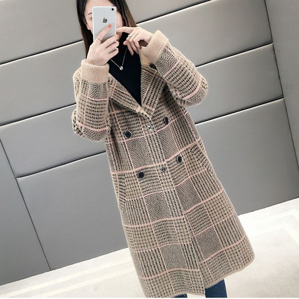 2021 new fake vison women's cashmere fashion mesh long sleeve cardigan thick sweater outwear warm spring winter om0j, White;black
2021 new fake vison women's cashmere fashion mesh long sleeve cardigan thick sweater outwear warm spring winter om0j, White;black