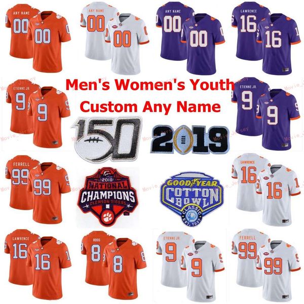 stitched custom 13 tyler davis 16 trevor lawrence 18 t.j. chase 19 tanner muse clemson tigers college womens lady football jersey, Black
stitched custom 13 tyler davis 16 trevor lawrence 18 t.j. chase 19 tanner muse clemson tigers college womens lady football jersey, Black