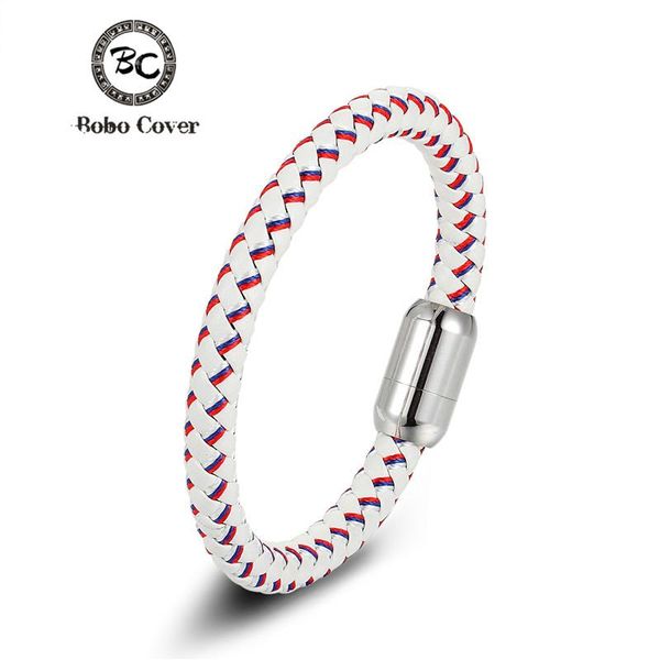 stainless steel magnet buckle braided world football game cup leather bracelets for mens bracelet present homme femme, Golden;silver
stainless steel magnet buckle braided world football game cup leather bracelets for mens bracelet present homme femme, Golden;silver