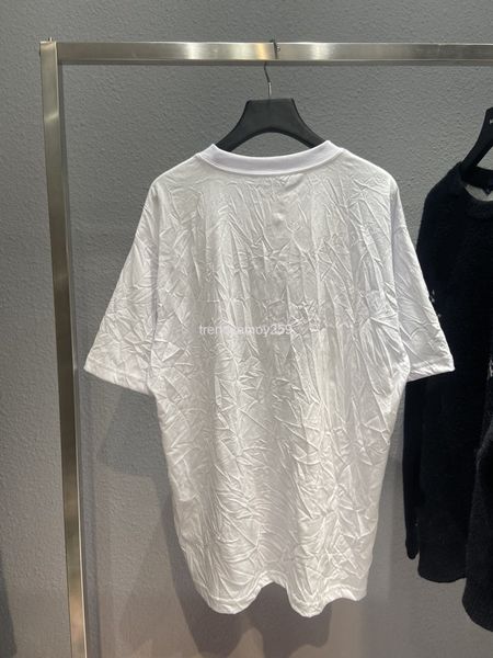 women's t-shirt spring and summer high version b seven language alphabet printing pullover round neck loose fashion men's women�, White
women's t-shirt spring and summer high version b seven language alphabet printing pullover round neck loose fashion men's women�, White