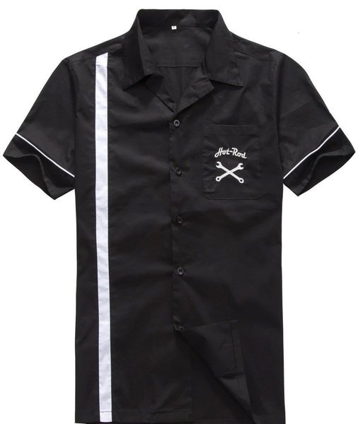 2019 new designs brand cotton shirt rockabilly hiphop vintage 40s american club shirts with embroidery rod, White;black
2019 new designs brand cotton shirt rockabilly hiphop vintage 40s american club shirts with embroidery rod, White;black