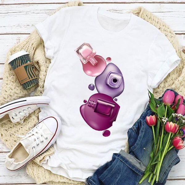 women graphic beauty splash cute 3d make up finger nail summer t-shirt lady womens clothing clothes tee female t shirt, White
women graphic beauty splash cute 3d make up finger nail summer t-shirt lady womens clothing clothes tee female t shirt, White