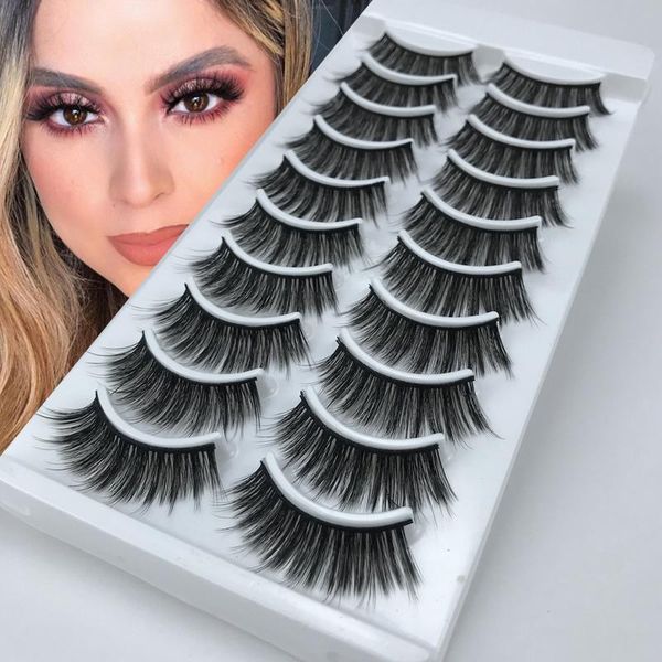 false eyelashes 3d mink 5/10 pairs extension fake lashes natural long handmade wispy fluffy makeup
false eyelashes 3d mink 5/10 pairs extension fake lashes natural long handmade wispy fluffy makeup