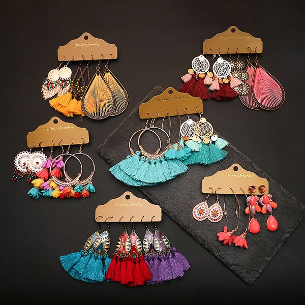 fashion nation style vintage earrings set for women girls bohemian drop dangle earring tassel hoop earring jewelry accessories kimter-k342fa
fashion nation style vintage earrings set for women girls bohemian drop dangle earring tassel hoop earring jewelry accessories kimter-k342fa