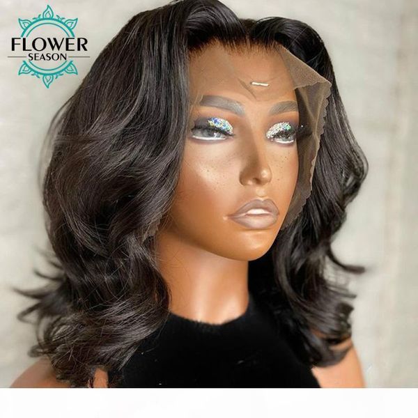 13x4 bob frontal wigs short wavy human hair 5x5 pu silk simulated scalp lace front wig remy brazilian hair flowerseason, Black;brown
13x4 bob frontal wigs short wavy human hair 5x5 pu silk simulated scalp lace front wig remy brazilian hair flowerseason, Black;brown