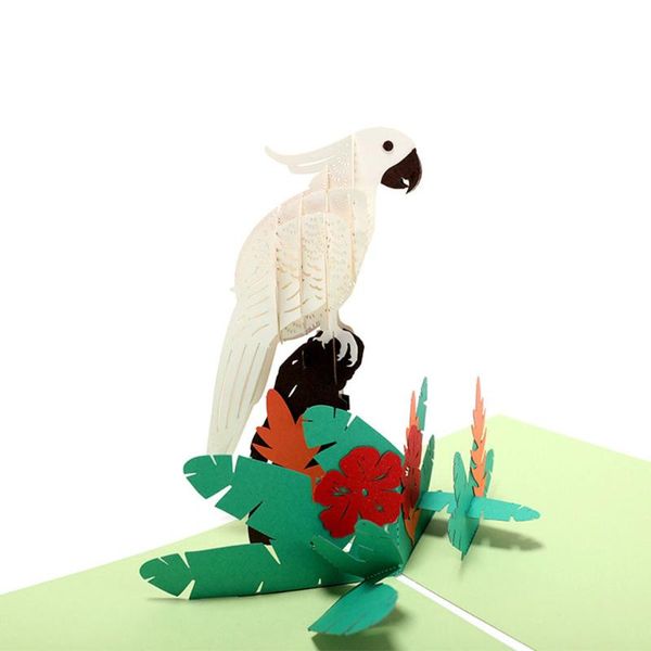 greeting cards 1pc 3d paper carved white parrot congratulations romantic blessing invitation creative gift
greeting cards 1pc 3d paper carved white parrot congratulations romantic blessing invitation creative gift