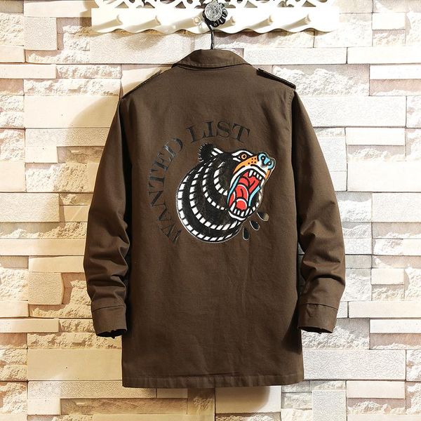 men's jackets fashion bomber jacket men animal printed hip hop spring autumn japanese streetwear mens and coats, Black;brown
men's jackets fashion bomber jacket men animal printed hip hop spring autumn japanese streetwear mens and coats, Black;brown
