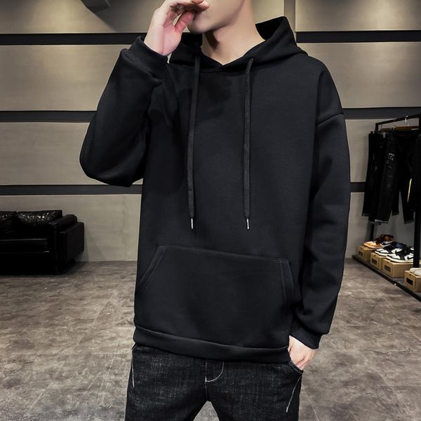 large size men's hoodie sweatshirt spring and autumn solid color long sleeve couple kg-1321, Black
large size men's hoodie sweatshirt spring and autumn solid color long sleeve couple kg-1321, Black