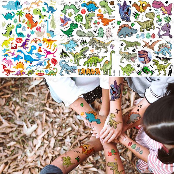 colorful dinosaur temporary tattoos sticker for kids children realistic fake flash cute tatoo small body art finger tattoo paste
colorful dinosaur temporary tattoos sticker for kids children realistic fake flash cute tatoo small body art finger tattoo paste