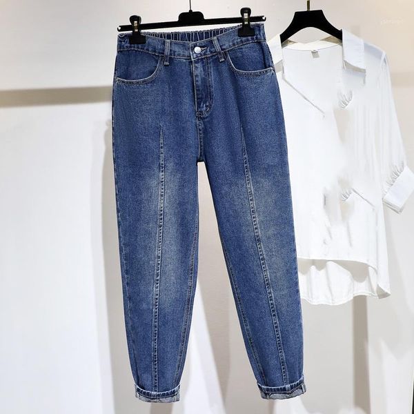 5xl high waist jeans women vintage plus size jeans femme harem pants loose boyfriend denim streetwear trousers women k7771, Blue
5xl high waist jeans women vintage plus size jeans femme harem pants loose boyfriend denim streetwear trousers women k7771, Blue