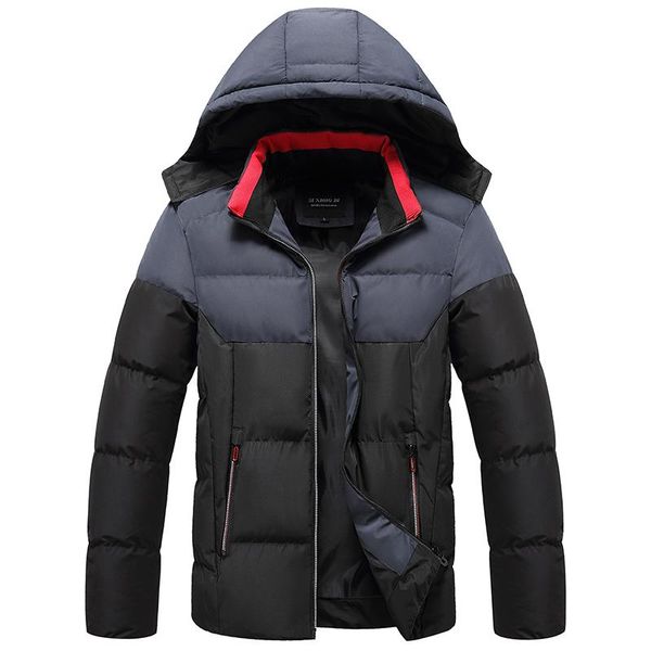 men's winter jacket men 2021 cotton padded jacket casual waterproor coat windbreaker hooded warm parka puffer jackets for men, Black
men's winter jacket men 2021 cotton padded jacket casual waterproor coat windbreaker hooded warm parka puffer jackets for men, Black