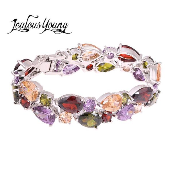 charm bracelets mona lisa multicolor zirconia stone for women friendship bracelet femme snap button jewelry ab002, Golden;silver
charm bracelets mona lisa multicolor zirconia stone for women friendship bracelet femme snap button jewelry ab002, Golden;silver