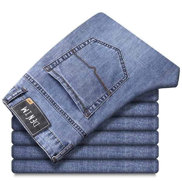 men's jeans 2021 stretch regular fit business casual classic style fashion denim trousers male blue pants size 42 44,042
men's jeans 2021 stretch regular fit business casual classic style fashion denim trousers male blue pants size 42 44,042