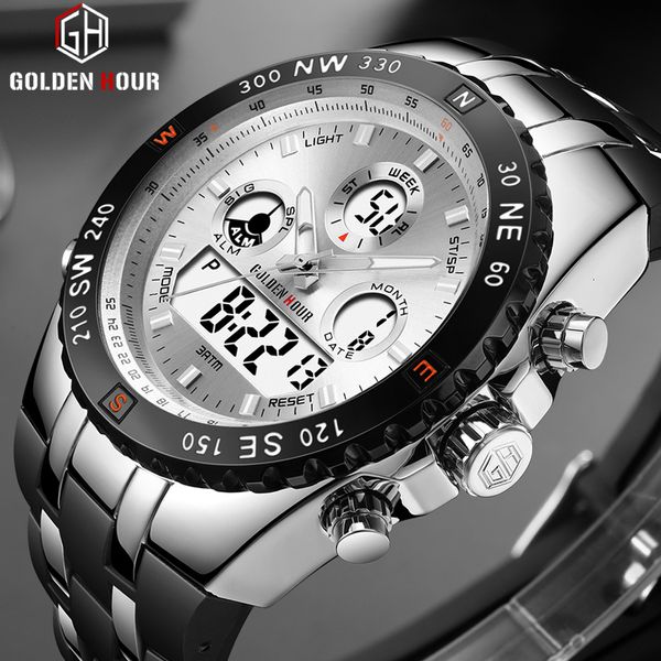 reloj hombre goldenhour fashion watch men erkek kol saati automatic calendar wrist watch waterproof male clock relogio masculino, Slivery;brown
reloj hombre goldenhour fashion watch men erkek kol saati automatic calendar wrist watch waterproof male clock relogio masculino, Slivery;brown