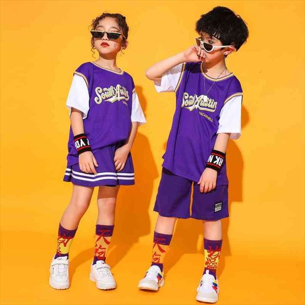 children sports clothing hip hop set boys hip hop girls jazz basketball clothing kindergarten cheerleading performance 3-17t, White
children sports clothing hip hop set boys hip hop girls jazz basketball clothing kindergarten cheerleading performance 3-17t, White