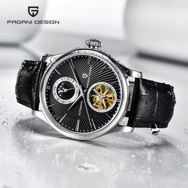 wristwatches pagani design automatic watch men tourbillon mechanical watches for sapphire glass sport leather business relogio masculino, Slivery;brown
wristwatches pagani design automatic watch men tourbillon mechanical watches for sapphire glass sport leather business relogio masculino, Slivery;brown