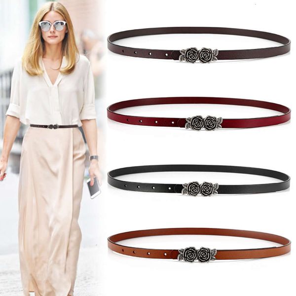 style fine decorative women's dress shirt belt pure cow leather simple korean fashion versatile, Black;brown
style fine decorative women's dress shirt belt pure cow leather simple korean fashion versatile, Black;brown