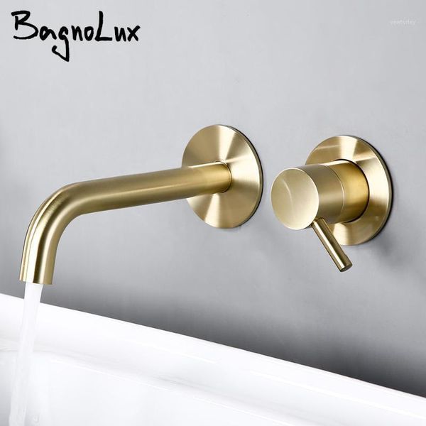 bathroom sink faucets bagnolux brass single holder lever handle brushed gold modern deck mounted and cold water mixed type basin faucet1
bathroom sink faucets bagnolux brass single holder lever handle brushed gold modern deck mounted and cold water mixed type basin faucet1