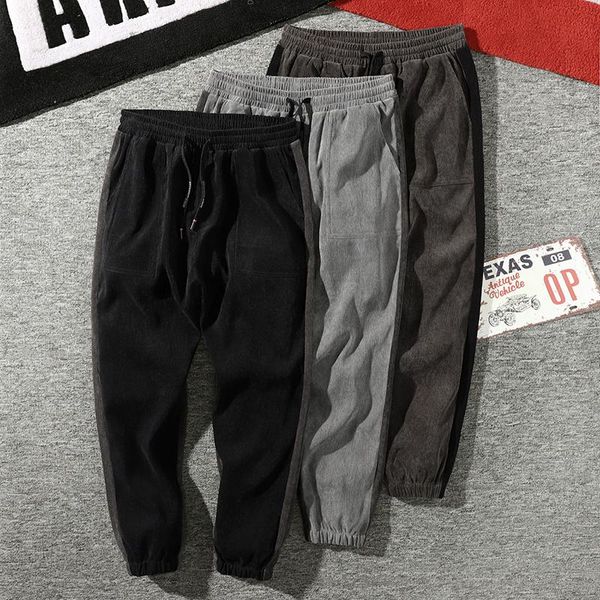 airgracias men's casual pants corduroy large size loose fat running sports pants mobile phone pocket ankle-length m-8xl, Black
airgracias men's casual pants corduroy large size loose fat running sports pants mobile phone pocket ankle-length m-8xl, Black