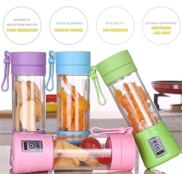 380ml portable blender juicer cup usb rechargeable electric matic smoothie vegetable fruit citrus orange juice mak bbyfix soif
380ml portable blender juicer cup usb rechargeable electric matic smoothie vegetable fruit citrus orange juice mak bbyfix soif