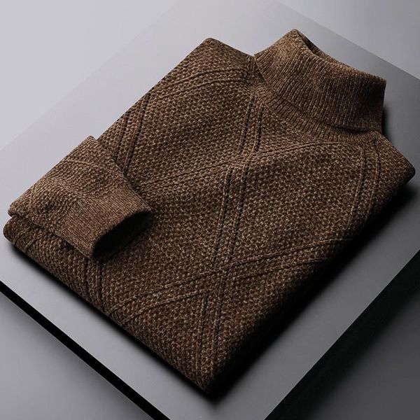 new autumn and winter mens sweater luxury turtleneck solid color chenille sweater male fashion slim fit man 2xl, White;black
new autumn and winter mens sweater luxury turtleneck solid color chenille sweater male fashion slim fit man 2xl, White;black