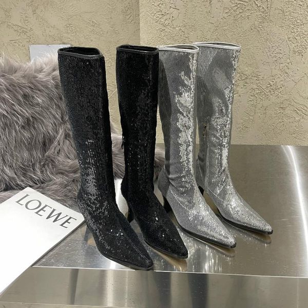 monmoira luxury bling long knee boots women pointed toe kitten heel winter shoes side zip designer shoes women botas mujer, Black
monmoira luxury bling long knee boots women pointed toe kitten heel winter shoes side zip designer shoes women botas mujer, Black