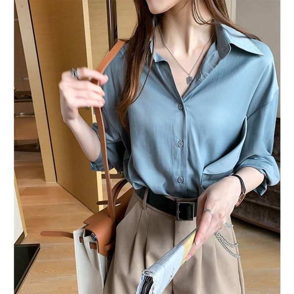 2020 new dign loose shirt long sleeve undergarment trend, White