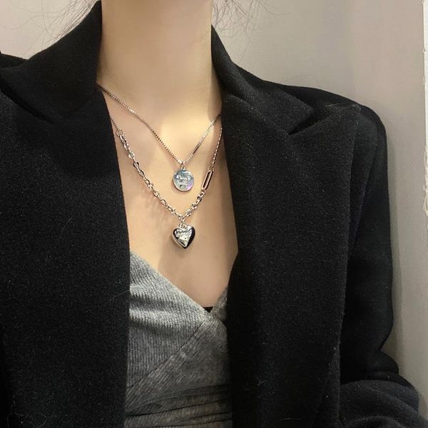 find me creative alloy hip-hop style necklace asymmetric heart pendant necklace for women fashion jewelry accessories, Silver
find me creative alloy hip-hop style necklace asymmetric heart pendant necklace for women fashion jewelry accessories, Silver