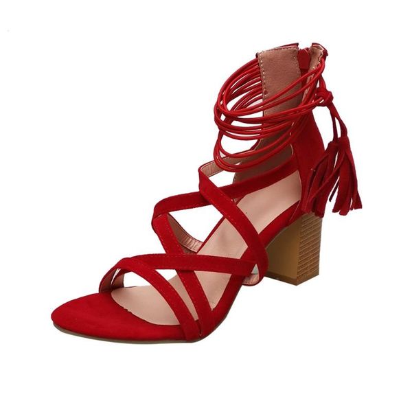 jaycosin sandals strappy shoes woman fashion thick heel cross strap tassel high heels shoes lace-up sandals open toe, Black
jaycosin sandals strappy shoes woman fashion thick heel cross strap tassel high heels shoes lace-up sandals open toe, Black