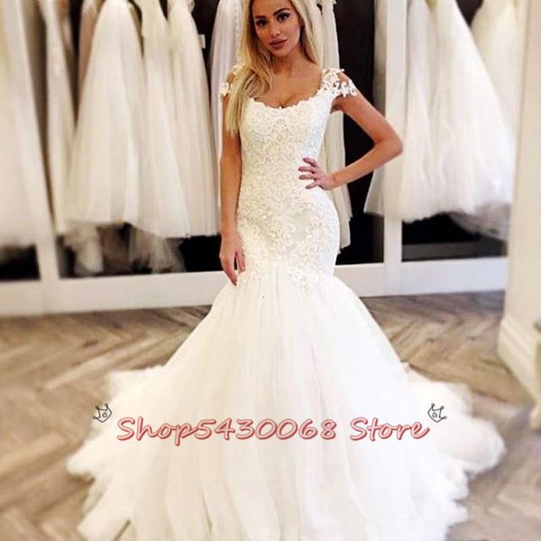 2021 new modest mermaid dresses with lace plus size wedding dress sweeping country-style train dressed as bride o5n8, White
2021 new modest mermaid dresses with lace plus size wedding dress sweeping country-style train dressed as bride o5n8, White