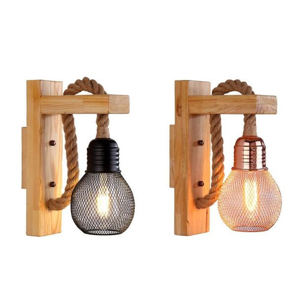 industrial wall lamp light wood retro wandlamp wall sconce rope diy bedroom restaurant bar aisle american decor halogen
industrial wall lamp light wood retro wandlamp wall sconce rope diy bedroom restaurant bar aisle american decor halogen