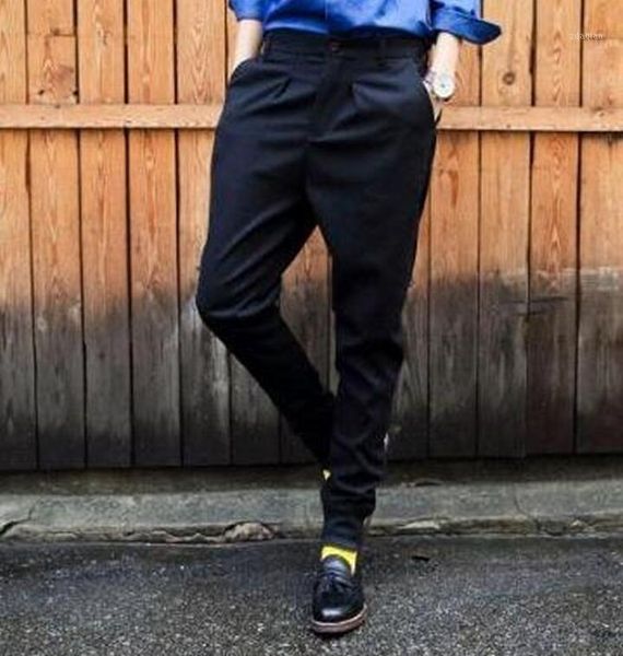 men's pants 27--37 sell like cakes 2021 spring/autumn men fashion cultivate one's morality foot trousers1, Black
men's pants 27--37 sell like cakes 2021 spring/autumn men fashion cultivate one's morality foot trousers1, Black