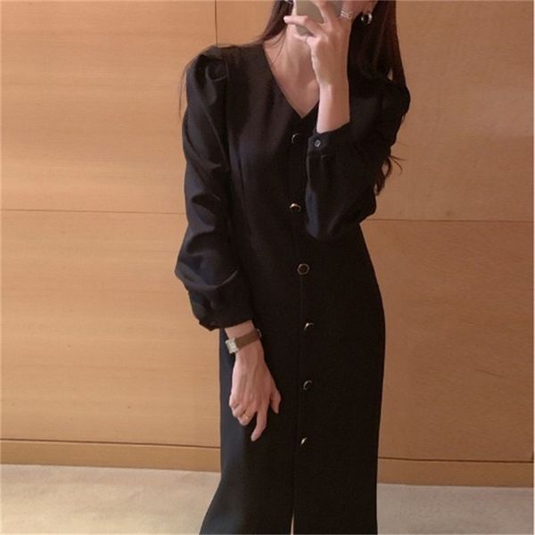 2021 new 2021 early spring new design puff sleeve dress solid color pd8o, Black;gray
2021 new 2021 early spring new design puff sleeve dress solid color pd8o, Black;gray